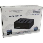 LC-Power-LC-DOCK-U3-4B-basisstation-voor-opslagstations-USB-3-0-Type-A-Zwart