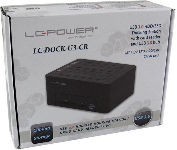 LC Power LC DOCK U3 4B HDD docking station     Jetzt bei  bestellen