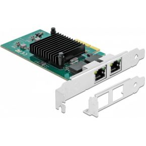 Delock 89021 PCI Express x4-kaart 2 x RJ45 Gigabit LAN i82576