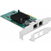 Delock-89021-PCI-Express-x4-kaart-2-x-RJ45-Gigabit-LAN-i82576