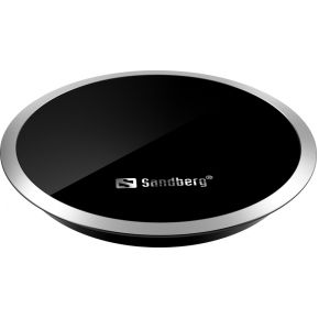 Sandberg Wireless Charger for Desk 10W oplader voor mobiele apparatuur Binnen Zwart