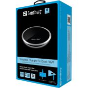 Sandberg-Wireless-Charger-for-Desk-10W-oplader-voor-mobiele-apparatuur-Binnen-Zwart