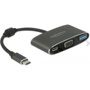 DeLOCK 62992 USB grafische adapter 3840 x 2160 Pixels Grijs