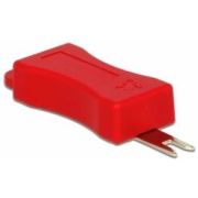 DeLOCK 86412 poortblokker RJ-45 Rood 4 stuk(s)