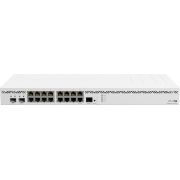 Mikrotik CCR2004-16G-2S+ bedrade 16 Gigabit Ethernet Wit router
