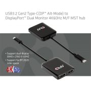 CLUB3D-USB3-2-Gen2-Type-C-DP-Alt-Mode-to-DisplayPort-Dual-Monitor-4K60Hz-M-F-MST-hub