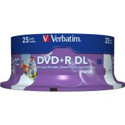 Verbatim-DVD-R-DL-8X-25st-Cakebox-Printable