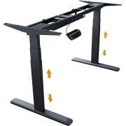 ICY BOX IB-EW205B-T frame voor stabureau Electrisch 2 poot/poten Zwart