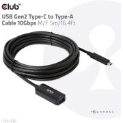 CLUB3D-USB-Gen2-Type-C-to-Type-A-Cable-10Gbps-M-V-5m