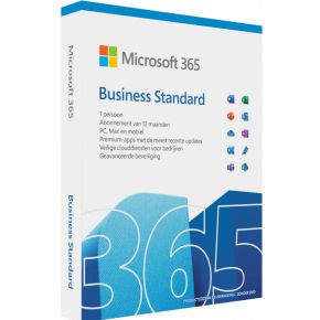 Microsoft 365 Business Standard 1 licentie(s) Abonnement Nederlands 1 jaar