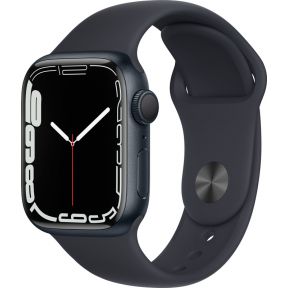 Apple Watch 7 GPS. 41mm Alu middernacht. Sport