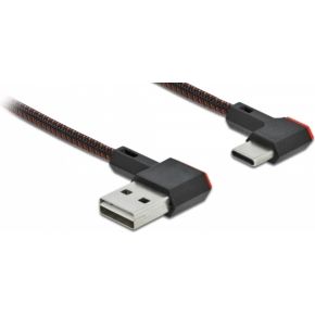 DeLOCK 85279 USB-kabel 0,2 m USB 2.0 USB A USB C Zwart