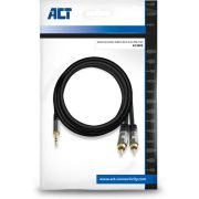 ACT-1-5-meter-High-Quality-audio-aansluitkabel-1x-3-5mm-stereo-jack-male-2x-tulp-male