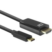 ACT USB-C naar HDMI male aansluitkabel 4K