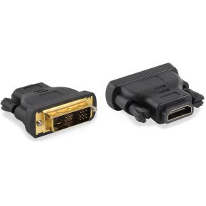 ACT DVI-D naar HDMI verloopadapter, 1x DVI-D male, 1x HDMI A female, Zip Bag