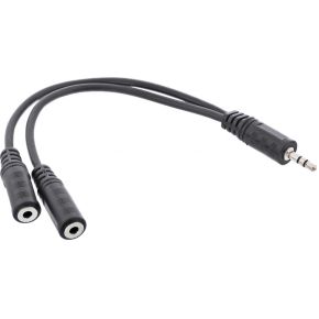 InLine 99300B audio kabel 2 m 3.5mm 2 x 3.5mm Zwart