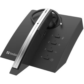 Sandberg 126-25 hoofdtelefoon/headset oorhaak Bluetooth Oplaadhouder Zwart, Grijs