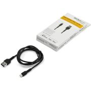 StarTech-com-1m-USB-naar-Lightning-kabel-Apple-MFi-gecertificeerd-zwart