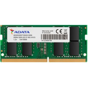 Adata AD4S32008G22-SGN geheugenmodule 8 GB 1 x 8 GB DDR4 3200 MHz