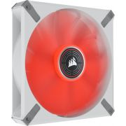 Corsair Casefan ML140 Led Elite Wit/Rood Premium