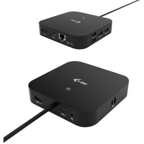 I-tec USB-C HDMI DP Docking Station with Power Delivery 100 W
