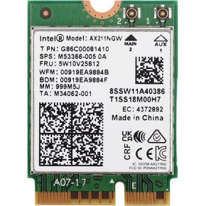 Intel Wi-Fi 6E AX211 (Gig+) Intern WLAN