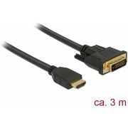 DeLOCK-85655-video-kabel-adapter-3-m-HDMI-Type-A-Standard-DVI-Zwart