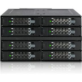 Icy Dock MB508SP-B 8x2,5 SATA behuizing backplane voor 2x 5,25