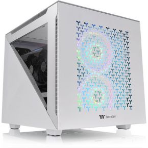 Thermaltake Divider 200 TG Air Snow Micro Micro Tower Wit Mini ITX Behuizing