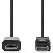 Nedis-DisplayPort-Kabel-DisplayPort-Male-HDMI-copy-Connector-4K-30Hz-Vernikkeld-1-0-m-Rond-PVC