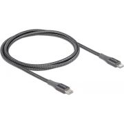 DeLOCK 86631 USB-kabel 1 m USB 2.0 USB A Lightning Grijs