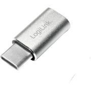 LogiLink USB3.1-C/Micro USB2.0 Zilver