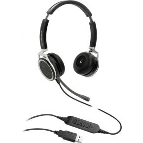 Grandstream Networks GUV3005 hoofdtelefoon/headset Bedraad Hoofdband USB Type-A Zwart