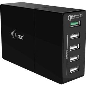 Itec I Tec Charger5P52Wqc Oplader Voor Mobiele Apparatuur Binnen Zwart itec kopen in de aanbieding