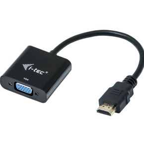 i-tec HDMI2VGAADA kabeladapter/verloopstukje HDMI VGA Zwart