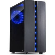 Inter-Tech 88881309 computer Zwart Behuizing