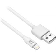 ACT USB 2.0 laad- en datakabel A male - Lightning male 1 meter