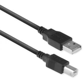 ACT USB 2.0 aansluitkabel A male - B male 1 meter, Zip Bag