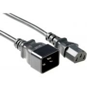 ACT Netsnoer C13 - C20 zwart 1 m