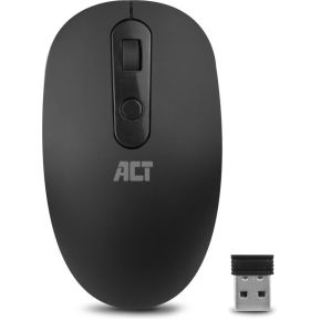 ACT Draadloze , USB nano ontvanger, 1200 dpi, zwart muis