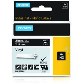 DYMO 1805432 labelprinter-tape Wit op zwart