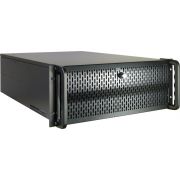 Inter-Tech IPC 4U-4129L Rack Metallic, Zilver