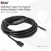 CLUB3D-USB-Gen1-Type-C-to-Type-A-Active-Adapter-Cable-5Gbps-M-F-10m-32-8ft