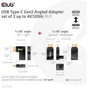 CLUB3D-USB-Type-C-Gen2-Angled-Adapter-set-van-2-4K120Hz-M-V