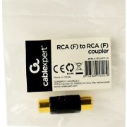 Gembird-A-RCAFF-01-tussenstuk-voor-kabels-RCA-Zwart-Goud