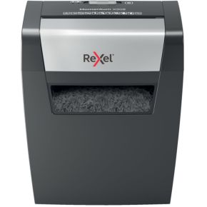 Rexel Momentum X308 Papiervernietiger Particle Cut Shredding Zwart Grijs rexel kopen in de aanbieding