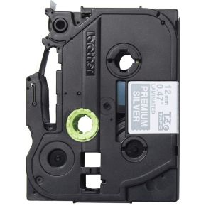 Brother TAPE/TZePR935 12MM WHITE ON SILVER labelprinter-tape