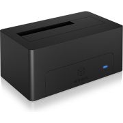 ICY BOX-1121-C31 USB docking station 2.5/3.5" HDD-/SSD Antraciet, Zwart
