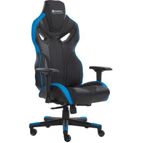 Sandberg Voodoo Gaming Chair Blackblue Pc Gamestoel Gecapitonneerde Zitting sandberg kopen in de aanbieding