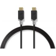 Nedis USB-Kabel | USB 3.2 Gen 1 | USB-C© Male | USB-C© Male | 5 Gbps | Verguld | 2.00 m | Rond | PVC |